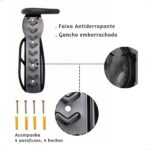 Suporte Bicicleta Parede com Gancho Emborrachado: fixação segura, proteção e organização para sua bike. - Imagem 3