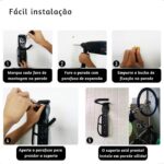 Suporte Bicicleta Parede com Gancho Emborrachado: fixação segura, proteção e organização para sua bike. - Imagem 5