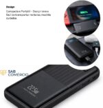 Power Bank 10000mAh 22.5W com Cabo Integrado e Display Digital: carregamento rápido para iPhone e Android com máxima praticidade. - Imagem 4