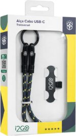 Alça Cabo USB-C Crossbody i2GO CBF 1,5m: carregue e use o celular com praticidade, segurança e estilo no dia a dia. - Imagem 6