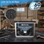 Pacote com 6 absorvedores de umidade Moismile: remove umidade e odores de armários, carros e porões com alta eficiência. - Imagem 3