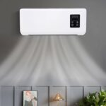 Aquecedor de parede 1500W com controle remoto, timer de 8h e secador portátil para quartos e banheiros. - Imagem 6