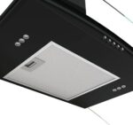 Coifa Nardelli de Parede Clean Vidro Curvo Black 75cm: design moderno e eficiência para sua cozinha - Imagem 5