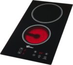 Cooktop Elétrico Fischer Touch 2 Bocas Vitrocerâmica Preto 220V com painel touch e timer - Imagem 3