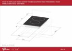 Cooktop Elétrico Fischer Touch 2 Bocas Vitrocerâmica Preto 220V com painel touch e timer - Imagem 4