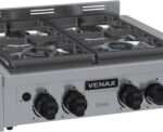 Fogão de Mesa Venax Temis Inox 4 Bocas GLP: praticidade e estilo para sua cozinha - Imagem 4