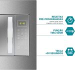 Microondas Philco 33L Prata Espelhado Limpa Fácil PMB38E 127V com 1400W, função descongelar e receitas pré-programadas para sua cozinha. - Imagem 7