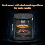 Tastee Air Fryer Lite 8 em 1: 5,5L, sonda inteligente e 24 predefinições para cozinhar rápido e crocante. - Imagem 4