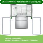 Junta de porta 241778307 2 pacotes: vedação compatível para Frigidaire, Kenmore, Crosley e Electrolux - Imagem 3
