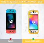 Capa de silicone para Nintendo Switch OLED 2021: proteção macia, leve e ergonômica contra choques e arranhões. - Imagem 8