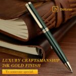 BEILUNER Caneta de gel luxo 24K: escrita suave, presente executivo premium - Imagem 3