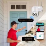 Câmera de Segurança IP WiFi A8 1080p com visão noturna, app ICSEE, sensor de movimento e resistente à água. - Imagem 4