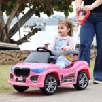 BM-CAR Maral Rosa: SUV infantil 2 em 1 com passear e pedalar, seguro, resistente e ideal para crianças até 30 kg. - Imagem 4