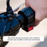 Bicicleta Elétrica Wehawk HW03 500W com bateria recarregável e mobilidade prática para suas compras e deslocamentos. - Imagem 6