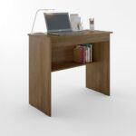 Escrivaninha/Mesa de Computador com 1 Gaveta e Prateleira Organizadora: mais organização e praticidade para estudo e home office. - Imagem 4