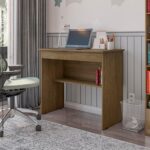 Escrivaninha/Mesa de Computador com 1 Gaveta e Prateleira Organizadora: mais organização e praticidade para estudo e home office. - Imagem 6