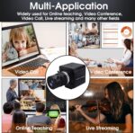 Webcam SVPRO 1080p com lente zoom manual 2,8-12 mm e plug and play para streaming e videochamadas - Imagem 7
