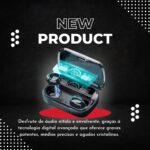 Fone Bluetooth TWS-M10 TYDA: som premium, resistência à água e estojo carregador para mais autonomia. - Imagem 8