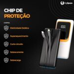 Carregador Portátil 20000mAh 22.5W: recarga ultrarrápida, visor LED e 2 saídas para Android e iOS. - Imagem 7