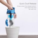 Eureka Whirlwind sem bolsa: leve, potente e ideal para carpetes e pisos duros com filtro lavável. - Imagem 5