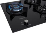 Fischer Cooktop Gás 5 Bocas Infinity Duo Blaze Black: alta eficiência, durabilidade e acendimento superautomático - Imagem 5