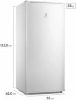 Freezer Vertical Electrolux 162L FEI19: economia de energia, design moderno e tecnologia Inverter para sua cozinha. - Imagem 2