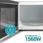 Micro-ondas Philco PMO42EB 42L 1560W com Tira Odor, alta potência e funções práticas para o dia a dia. - Imagem 5
