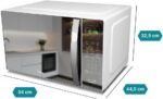 Micro-ondas Philco PMO42EB 42L 1560W com Tira Odor, alta potência e funções práticas para o dia a dia. - Imagem 6