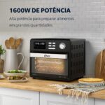 Oster Forno e Fryer 15L 10 em 1: mais versatilidade para assar e fritar sem óleo com 1600W de potência. - Imagem 8