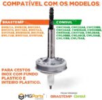 Kit Mecanismo Brastemp com rolamento, retentor e tirante para reposição completa e maior durabilidade da lavadora. - Imagem 6