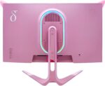 Monitor Gamer Led Rosa 27" 100Hz Full HD com FreeSync e G-Sync para jogos fluidos e imersivos - Imagem 4