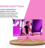 Monitor Gamer Led Rosa 27" 100Hz Full HD com FreeSync e G-Sync para jogos fluidos e imersivos - Imagem 7
