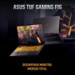 Notebook ASUS TUF Gaming F16 com Intel Core i7 e RTX 4050: alto desempenho para jogos e produtividade. - Imagem 7