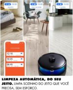 Robô Aspirador MUJIOO X6Max com LiDAR 360°, aspira e passa pano, recarga automática e controle por app e voz - Imagem 7