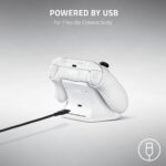 Razer suporte de carregamento rápido para Xbox: base magnética segura, compatível com Series X|S, One e Elite, com USB e carga em menos de 3 horas - Imagem 6