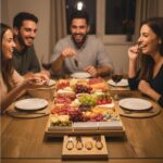 Tábua de Frios e Queijos HYATTO HOME com 3 Tigelas e 4 Facas, ideal para servir com elegância e presentear. - Imagem 8