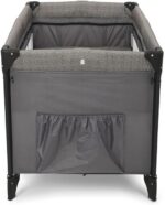 Berço portátil desmontável Hello Cinza Infanti: segurança e conforto para o sono do bebê em qualquer lugar. - Imagem 5