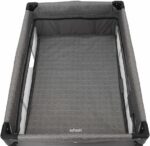 Berço portátil desmontável Hello Cinza Infanti: segurança e conforto para o sono do bebê em qualquer lugar. - Imagem 6