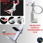Suporte Câmera Babá Eletrônica Flexível Ajustável Universal: visão ampla, fácil instalação e compatibilidade com diversos modelos. - Imagem 6
