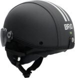 Capacete Coquinho BR101 Premium Grafite com viseira fumê: mais segurança, conforto e estilo para scooter, bike, skate e patinete. - Imagem 4