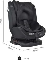 Premium Baby Safe Tour 360°: cadeira infantil giratória, segura e ajustável para crianças de 0 a 36 kg. - Imagem 7