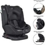 Premium Baby Safe Tour 360°: cadeira infantil giratória, segura e ajustável para crianças de 0 a 36 kg. - Imagem 8