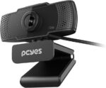 Pcyes 720p Webcam para computador com microfone integrado e qualidade HD para videochamadas nítidas - Imagem 3