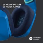 Headset Gamer Logitech G733 sem fio: som 7.1, Blue VO!CE, RGB LIGHTSYNC e até 29h de bateria. - Imagem 3