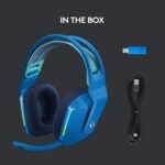 Headset Gamer Logitech G733 sem fio: som 7.1, Blue VO!CE, RGB LIGHTSYNC e até 29h de bateria. - Imagem 6
