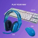 Headset Gamer Logitech G733 sem fio: som 7.1, Blue VO!CE, RGB LIGHTSYNC e até 29h de bateria. - Imagem 8