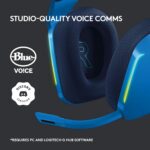 Headset Gamer Logitech G733 sem fio: som 7.1, Blue VO!CE, RGB LIGHTSYNC e até 29h de bateria. - Imagem 9
