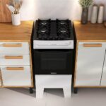 Fogão 4 Bocas Itatiaia Electra Glass Plus com mesa de vidro e acendimento automático, ideal para praticidade e beleza na cozinha. - Imagem 5