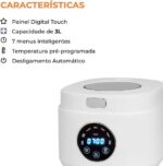 Gaabor Panela de Arroz Elétrica 3L 650W 220V com visor de vidro para acompanhar o cozimento com praticidade. - Imagem 5