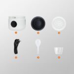 Gaabor Panela de Arroz Elétrica 3L 650W 220V com visor de vidro para acompanhar o cozimento com praticidade. - Imagem 6